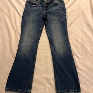 Wrangler Dark Blue Flare Women's Jeans